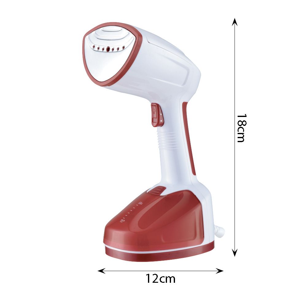 Steam iron, 1500W portable handheld fabric and clothing steam iron wrinkle remover, with fuzz remover and fabric brush