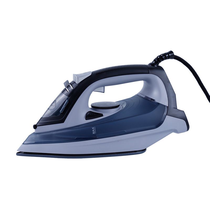 Iron steamer, stainless steel base plate, 3-speed adjustment, powerful steam iron, lightweight, leak proof, 2400 watts