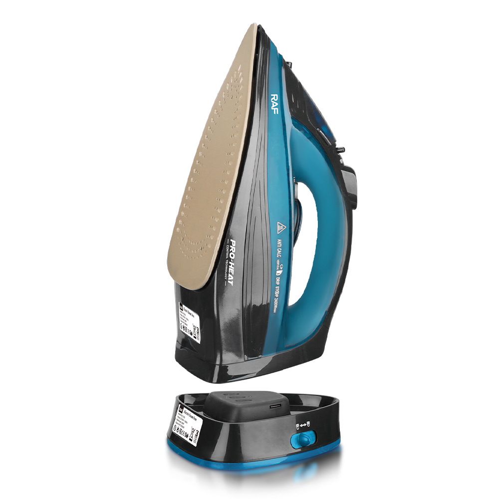 Steam Compact Iron for Clothes, Automatic Shutoff, Nonstick Plate, Light Weight, 2400 Watts