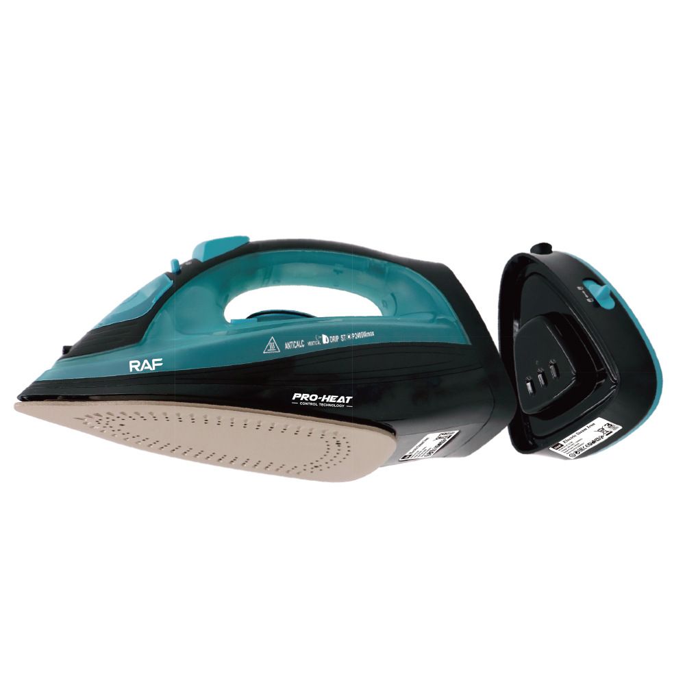 Steam Compact Iron for Clothes, Automatic Shutoff, Nonstick Plate, Light Weight, 2400 Watts