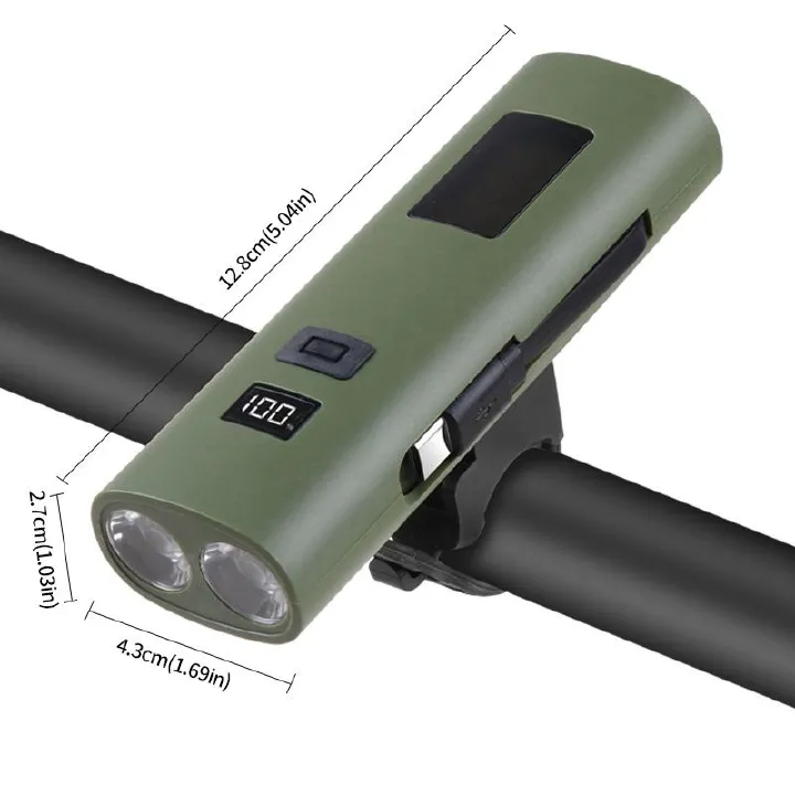 Bike Lights, Super Bright Bike Lighting Parts, Rechargeable Bicycle Lights Set Multiple Modes, Waterproof Bike Lights for Night Riding/Cycling Safety, Long Battery Life