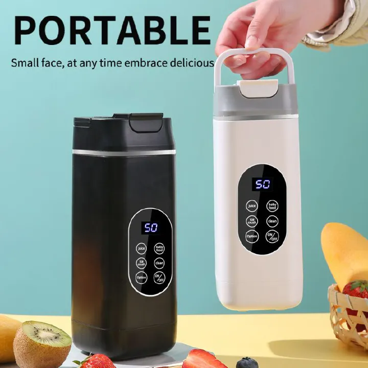 Portable Blender Personal Electric USB, 500ML Portable juicer Shakes and Smoothies Blender, Small Blenders, Mixing, Compact, Convenient and Versatile