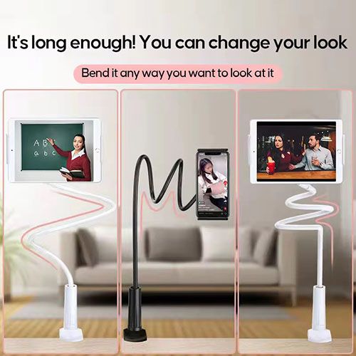 New Arrivals Gooseneck Phone & Tablet Stand Adjustable Desk Clamp Holder - 360° Rotating Flexible Arm for iPhone iPad Mobile Phone Stand Phone Holder  Lazy Brackets