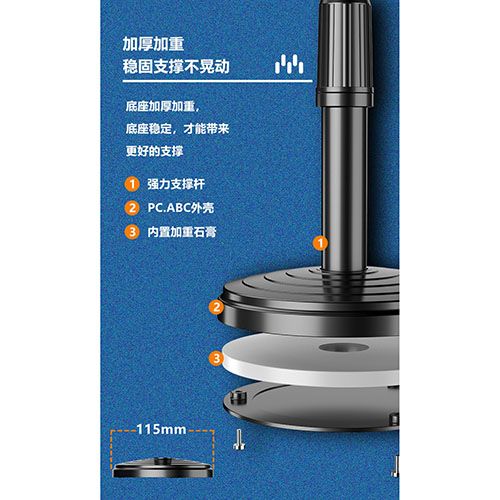 Universal Multi-functional Retractable Mobile Phone Stand For Live Broadcast  Portable Adjustable Extend Support Desk