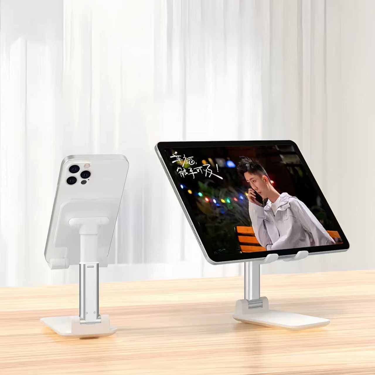 Universal Foldable Mobile Phone Holder  Desktop Tablet Holder Portable Adjustable Extend Support Desk Phone Desktop Stand