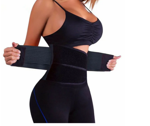 Waist Trainer Slimming Belt Slim Body Shaper Corset Trimmer Sport Gym Fat Burner Elastic Shapewear Women Ladies Tummy Belly Slim Belt Band Body Building Sheath Flat Girdle Postpartum Control Wrap