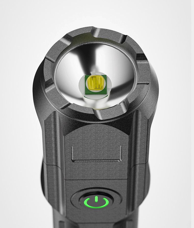 Bright Flashlight ABS Strong Light Focusing Led Flash Light Rechargeable Outdoor Flashlights Lanterns & Lights Small portable ultra-bright household xenon lamp outdoor long-range ultra-long endurance