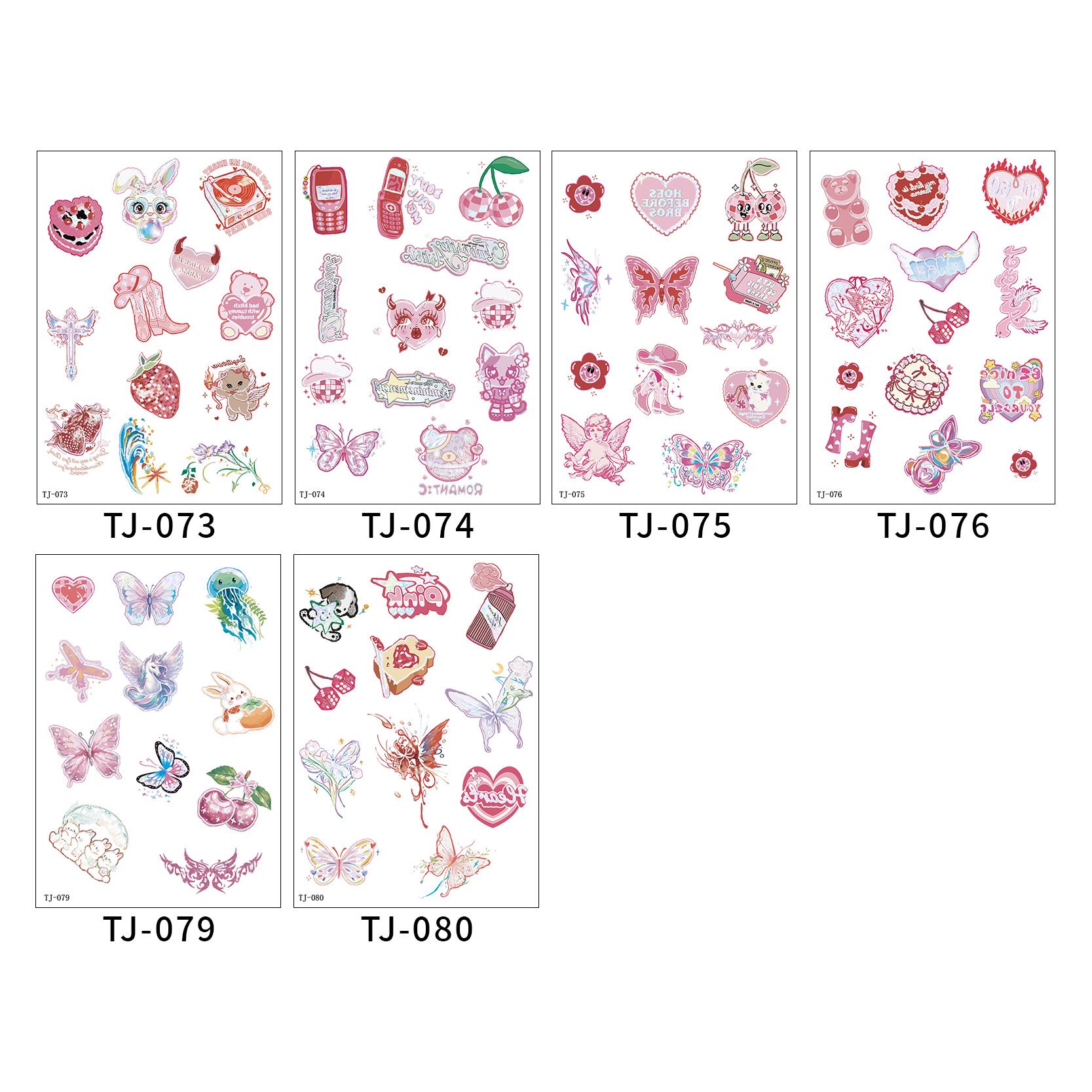 Stylish and versatile DIY waterproof  Butterfly laser-cut non-reflective stickers Sweet and edgy Barbie-inspired tattoo decals Perfect for luggage laptops phones and travel accessories Great as gifts