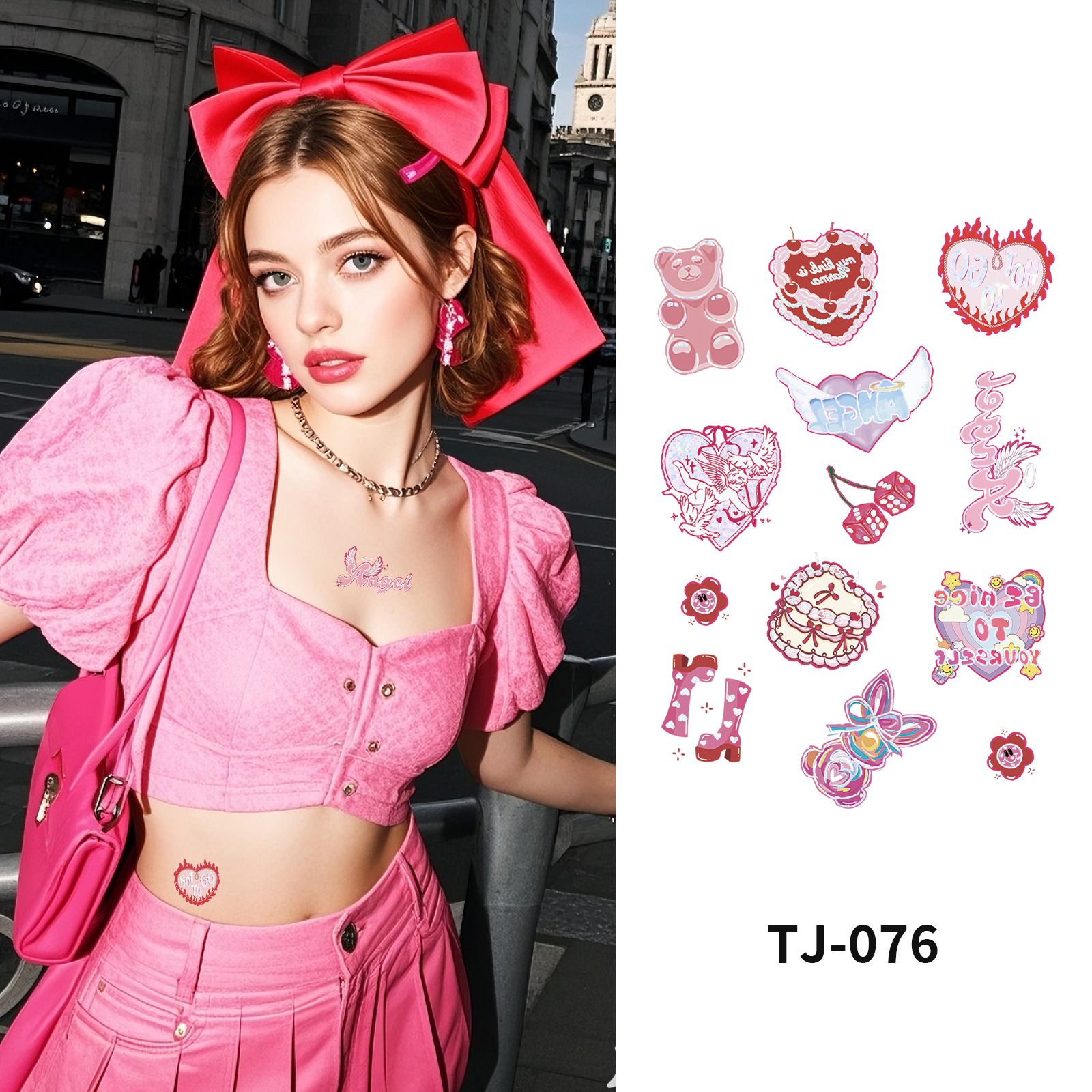 Stylish and versatile DIY waterproof  Butterfly laser-cut non-reflective stickers Sweet and edgy Barbie-inspired tattoo decals Perfect for luggage laptops phones and travel accessories Great as gifts