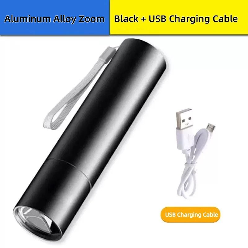 LED Rechargeable Flashlights High Power and High Brightness Led Lights Strong Light Waterproof Long Shot Professional Portable Torch Light Super Small Durable Flashlight Outdoor Lighting Torches