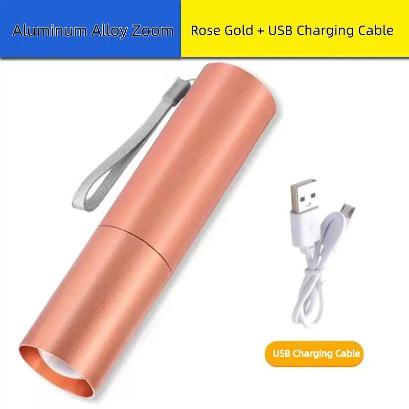 LED Rechargeable Flashlights High Power and High Brightness Led Lights Strong Light Waterproof Long Shot Professional Portable Torch Light Super Small Durable Flashlight Outdoor Lighting Torches