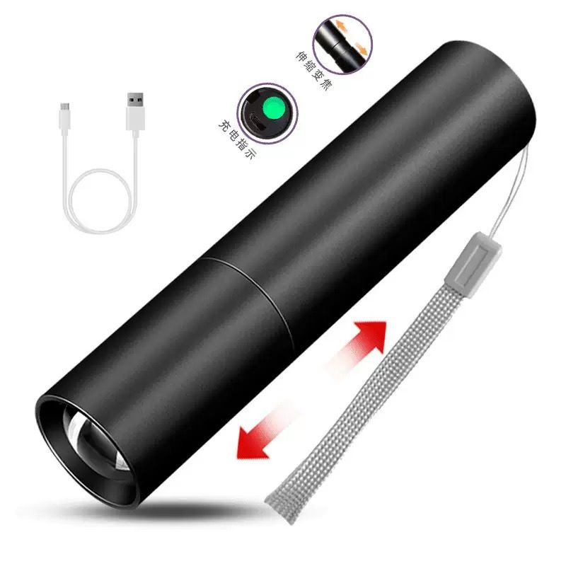 LED Rechargeable Flashlights High Power and High Brightness Led Lights Strong Light Waterproof Long Shot Professional Portable Torch Light Super Small Durable Flashlight Outdoor Lighting Torches
