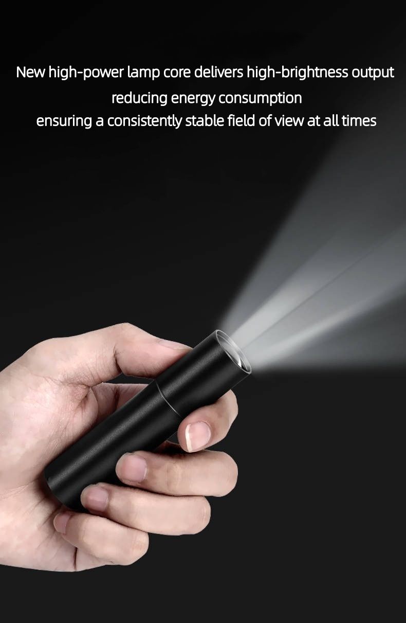 LED Rechargeable Flashlights High Power and High Brightness Led Lights Strong Light Waterproof Long Shot Professional Portable Torch Light Super Small Durable Flashlight Outdoor Lighting Torches