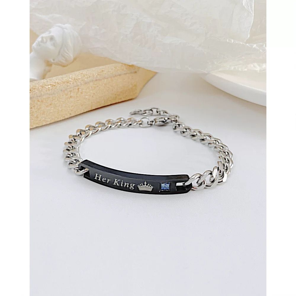 4Pieces Couple's Heart-Shaped “I Love You” Pendant Necklace Lovers' Jewelry Valentine's Day Gift Fashionable Couple's Necklace + Matching Bracelet Unisex Lovers' Necklace & Pendant Holiday Gift Set