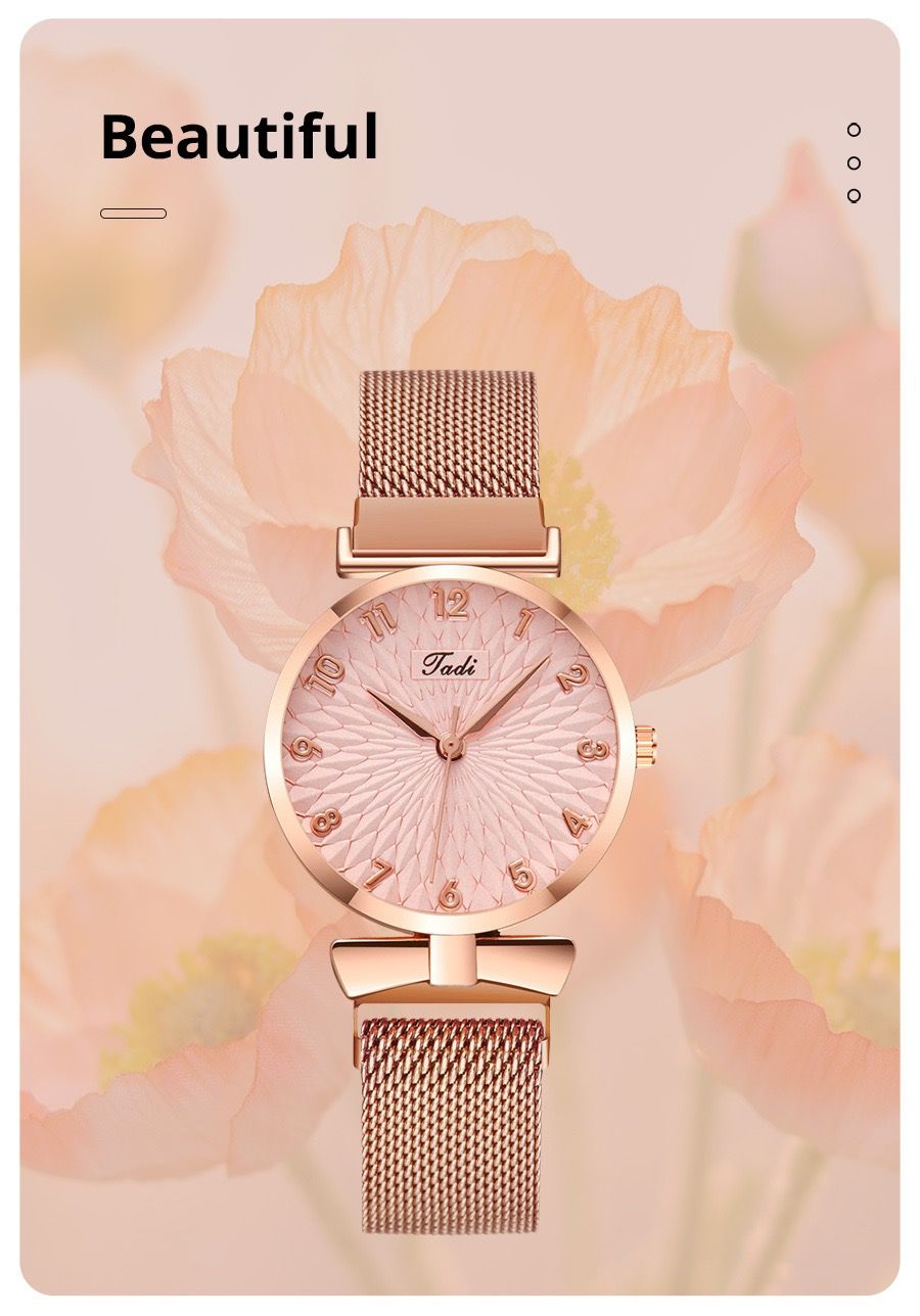 2PCS Watch &  Bracelet Set Wrist Watch Stylish African Design 2-in-1 Accessory for  Kenyan Ladies Office/Daily Wear Best Value