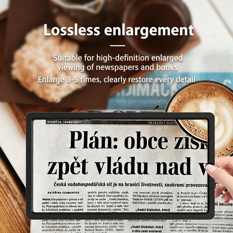 Retractable 3D HD Eye-Caring Phone Screen Magnifier | Vertical & Horizontal View | Tablet-Style Desktop Phone Stand