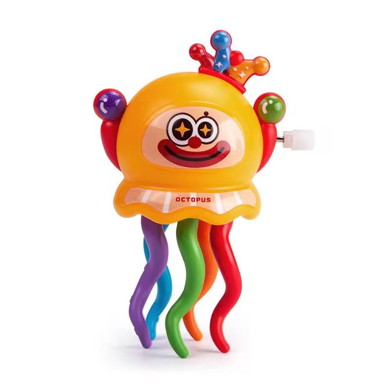 Children's Funny Twisting and Dancing Small Octopus Toy Space Step Coil Small Octopus Jellyfish Toy Fidget Toys gift