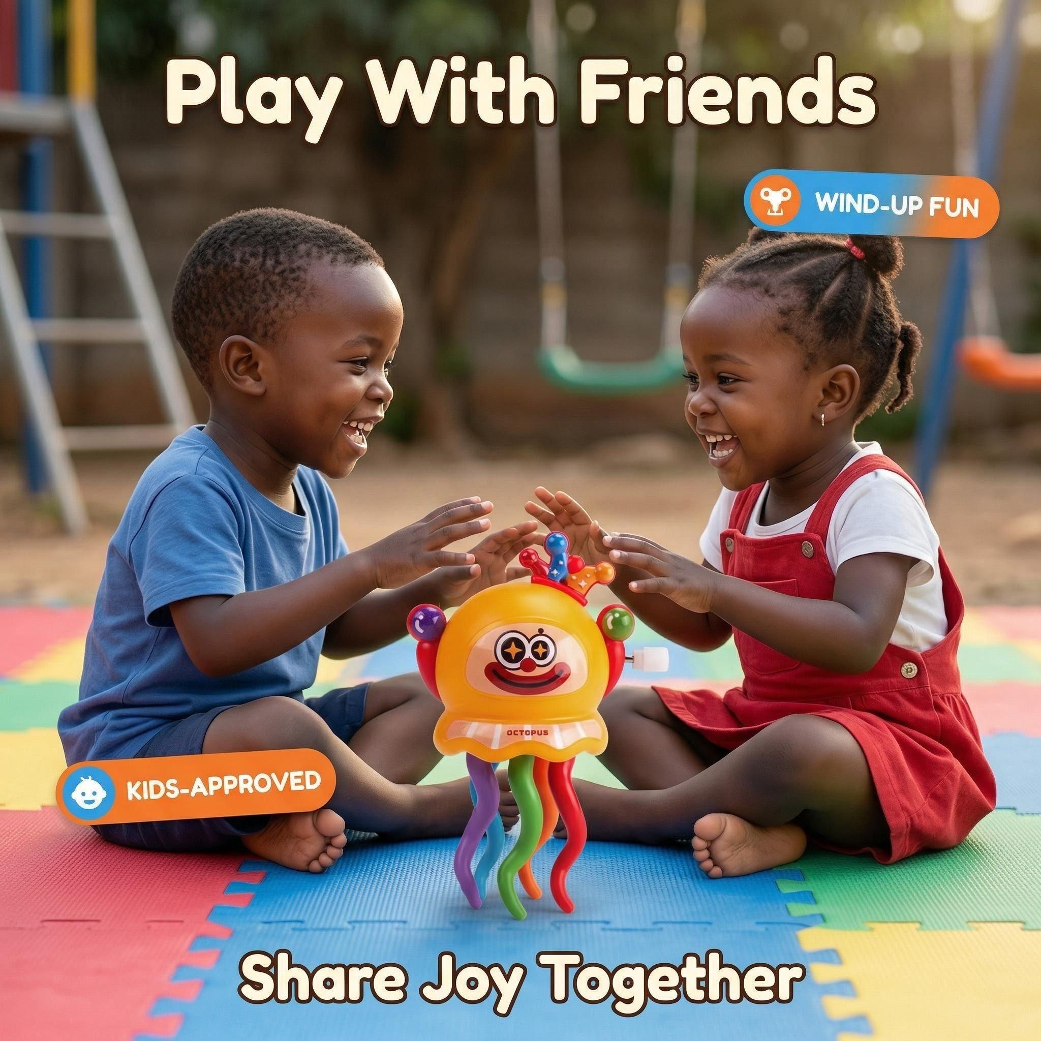 Children's Funny Twisting and Dancing Small Octopus Toy Space Step Coil Small Octopus Jellyfish Toy Fidget Toys gift