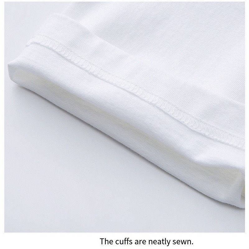 Cotton short sleeve T-shirt heavy weight men's T-shirt Hong Kong fashion brand large size loose round neck T-shirt print base shirt