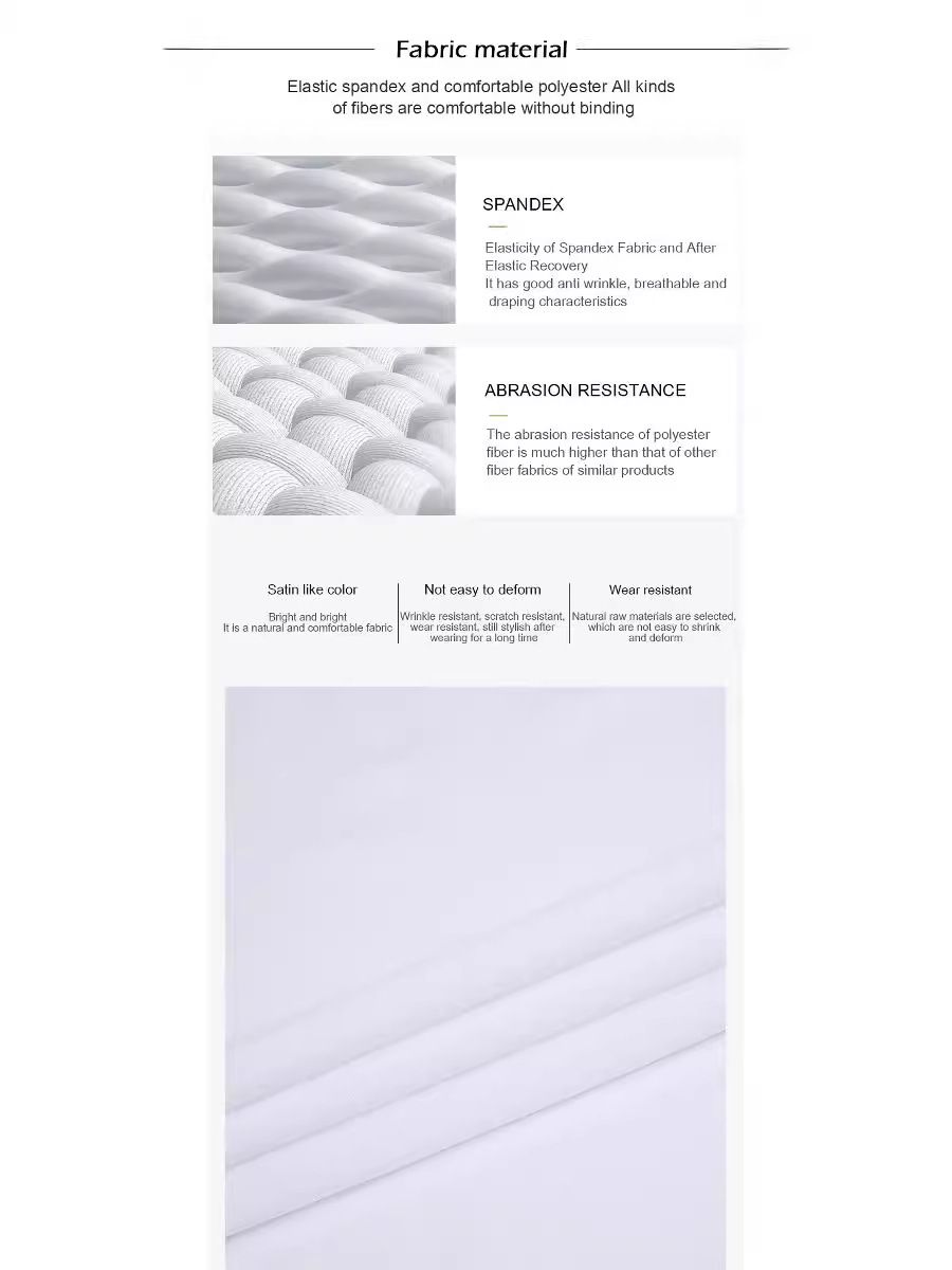 Men's long sleeve slim workwear business casual senior sense white shirt wrinkle resistant iron suit lining