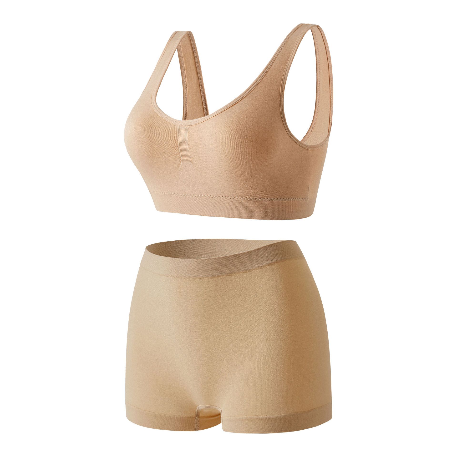 Exercise fitness vest shorts two sets of abdominal breathable elastic hip peach pants quick dry yoga set