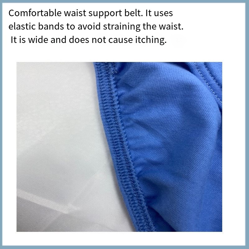 6 pcs pure cotton men's underwear - pure cotton trunks with elastic waist, youth-style pants, loose crotch, plus oversized, overweight bottom pants