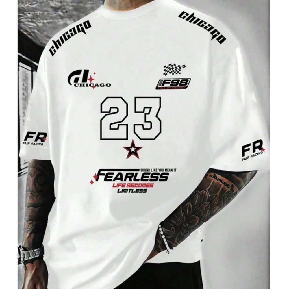 Summer hockey short-sleeved American sports printed football retro basketball jerseys men's T-shirts casual loose