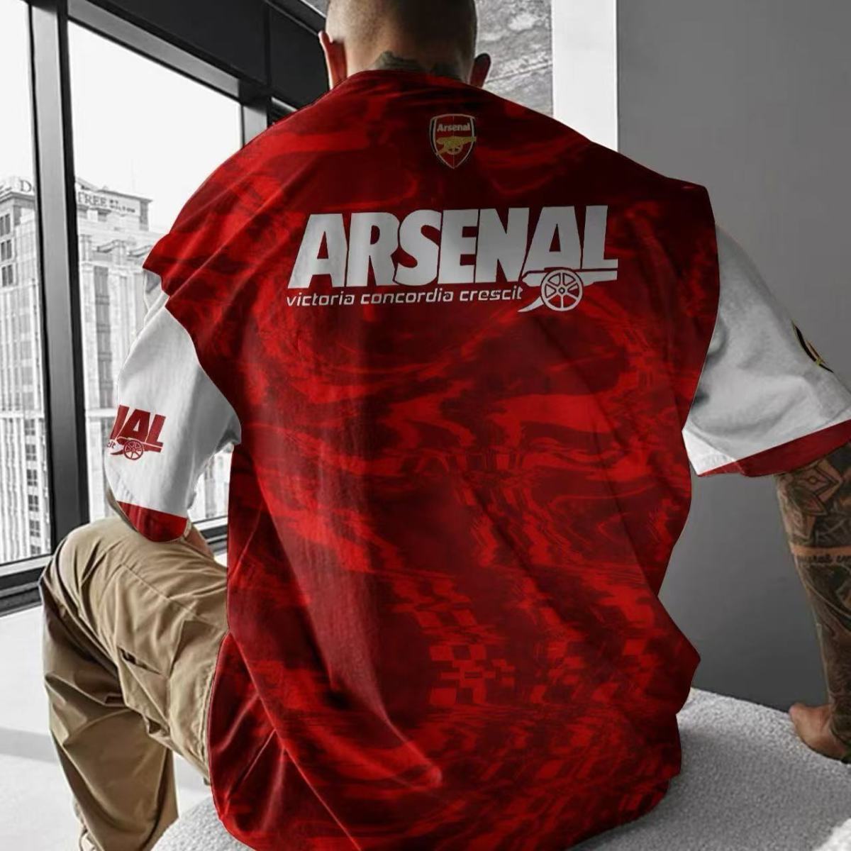 Summer hockey short-sleeved American sports printed football retro basketball jerseys men's T-shirts casual loose