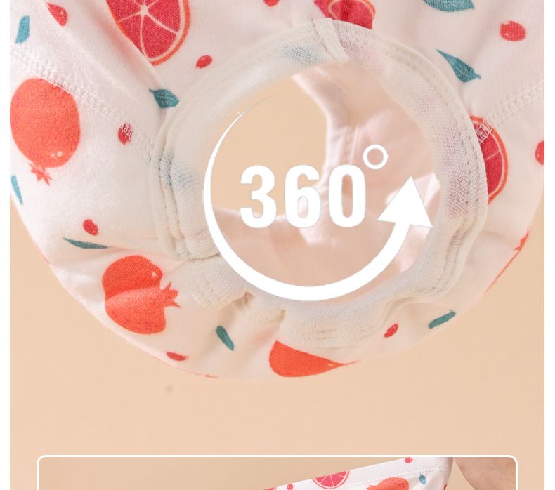 5 pcs baby toilet training pants - Boys' and girls' underwear, learning pants, waterproof and washable, diaper-free, urine-proof pants