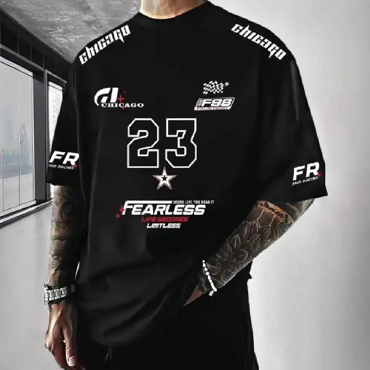 Summer hockey short-sleeved American sports printed football retro basketball jerseys men's T-shirts casual loose