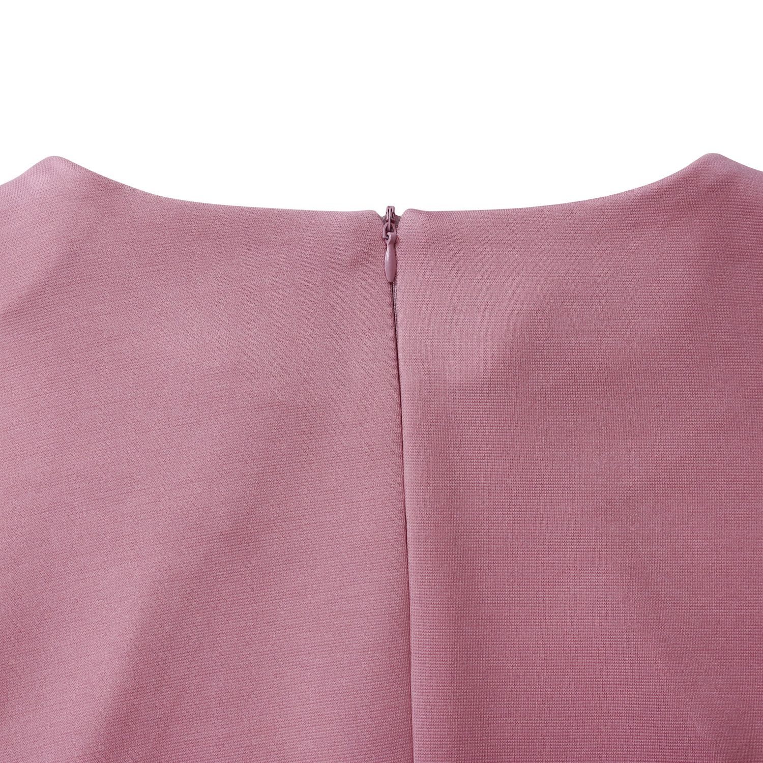 2025 Autumn/Winter New Style Fashion Round-neck Long-sleeve Solid-color Three-dimensional Flower European-style Dress