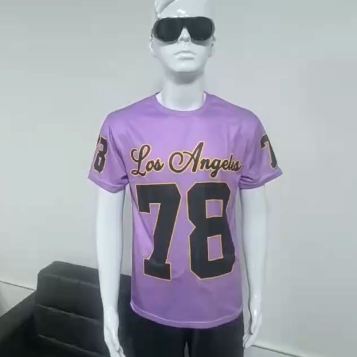 Best-selling 3D digital printing short-sleeved 78-number ball game T-shirt, breathable and sweat-proof, loose-fitting round-neck top for men