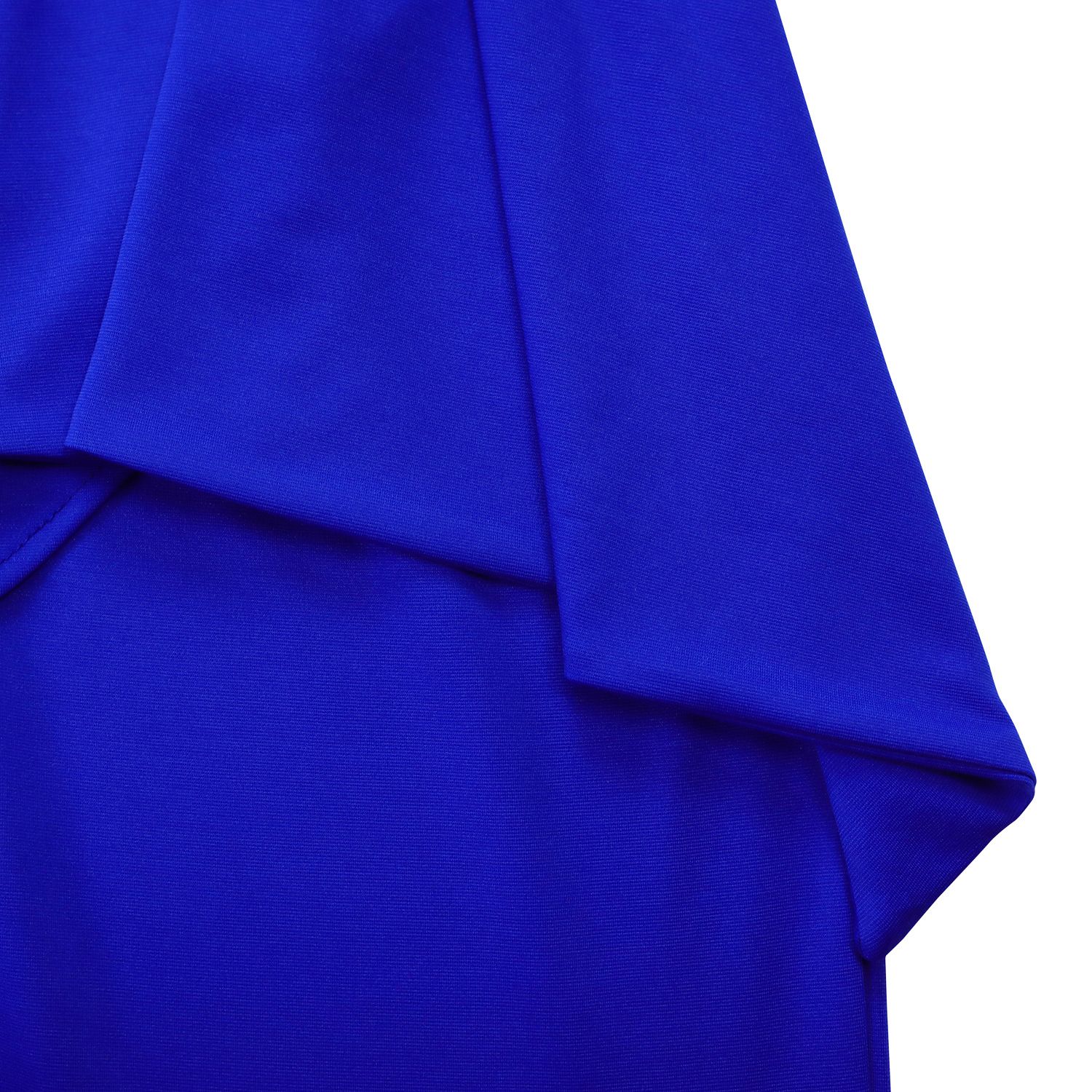 V-neck solid color pleated long-sleeved office lady autumn and winter 2026 European and American style figure-hugging dress