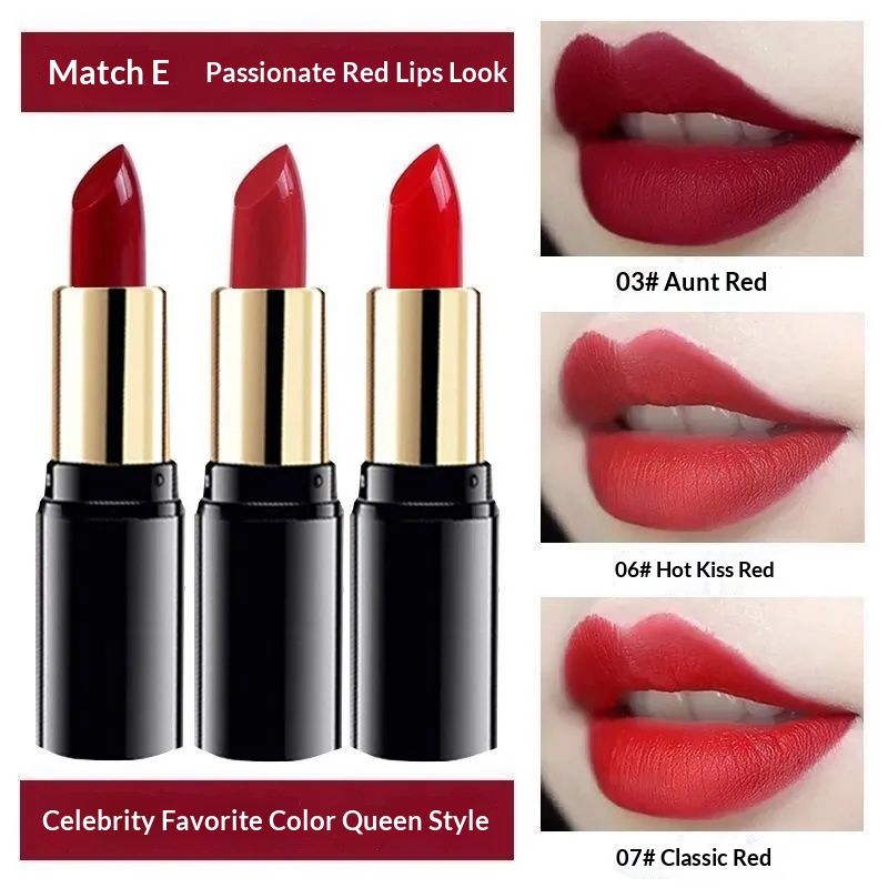 The popular "period color" lipstick is not prone to fading, does not stick to cups, is moisturizing and nourishing, suitable for students with yellow skin tones and those who are bare-faced. It comes