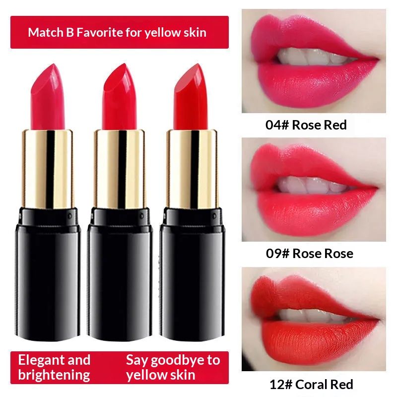 The popular "period color" lipstick is not prone to fading, does not stick to cups, is moisturizing and nourishing, suitable for students with yellow skin tones and those who are bare-faced. It comes