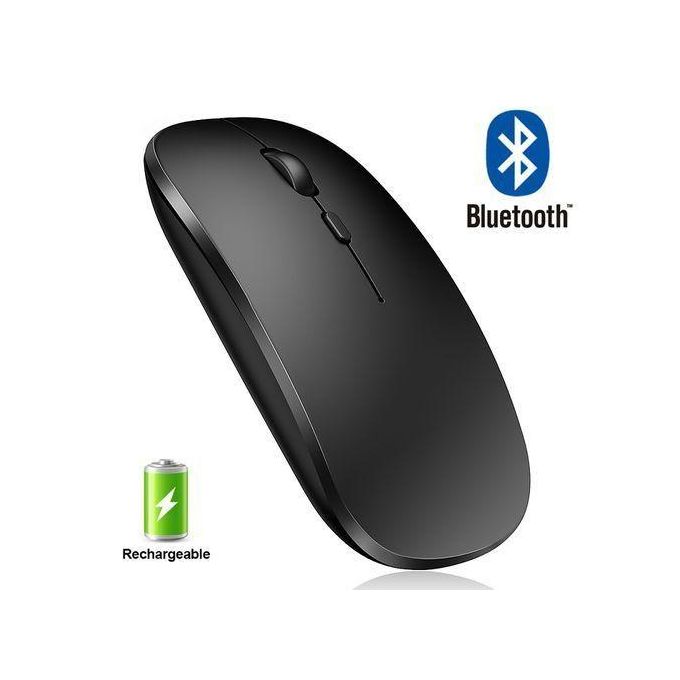 Wireless Bluetooth + 2.4G Dual-mode Rechargeable Optical Mouse (Black)Wireless Bluetooth + 2.4G Dual-mode Rechargeable Optical Mouse (Black)Wireless Bluetooth + 2.4G Dual-mode Rechargeable Optical Mou