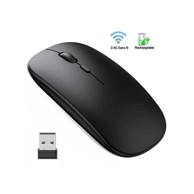 Wireless Bluetooth + 2.4G Dual-mode Rechargeable Optical Mouse (Black)Wireless Bluetooth + 2.4G Dual-mode Rechargeable Optical Mouse (Black)Wireless Bluetooth + 2.4G Dual-mode Rechargeable Optical Mou