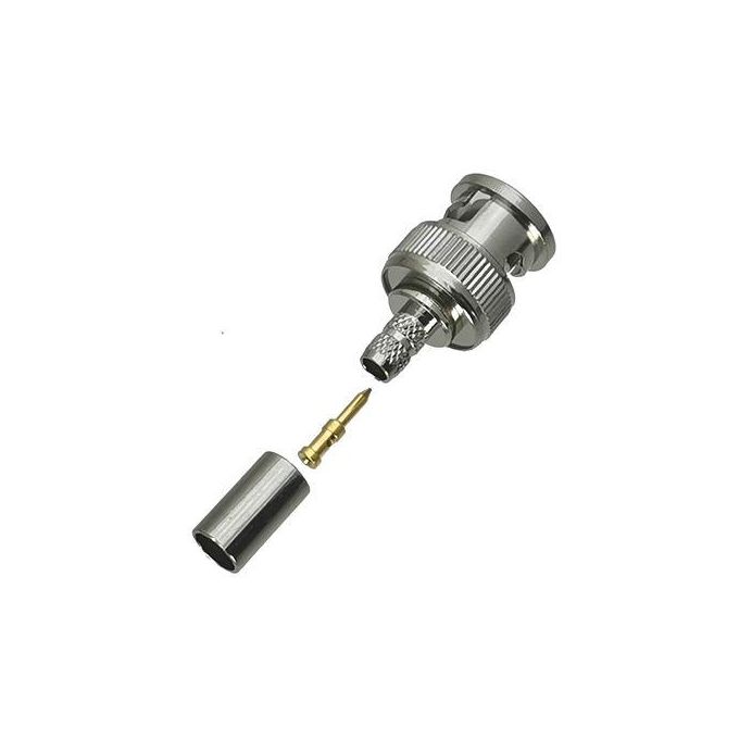 Connector Bnc Male Plug For Rg58 Rg142 Lmr195 Rg400 Cable 50ohm Rf Adapter Coaxial High QuanlityConnector Bnc Male Plug For Rg58 Rg142 Lmr195 Rg400 Cable 50ohm Rf Adapter Coaxial High Quanlity