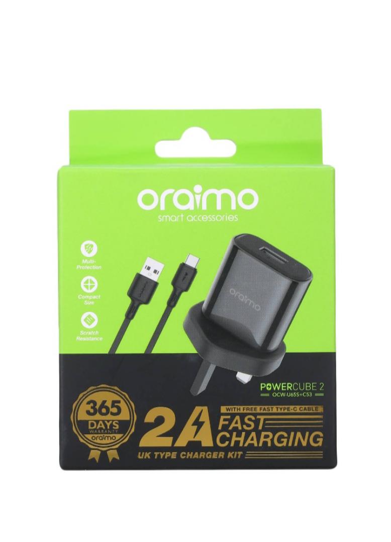 Oraimo 2A Fast Charging Original Charger - Type B Normal Charger