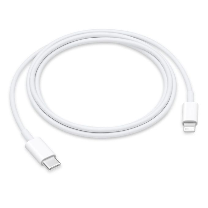 Original iPhone Fast Charger Cable 20W PD USB-C to Lightning - White