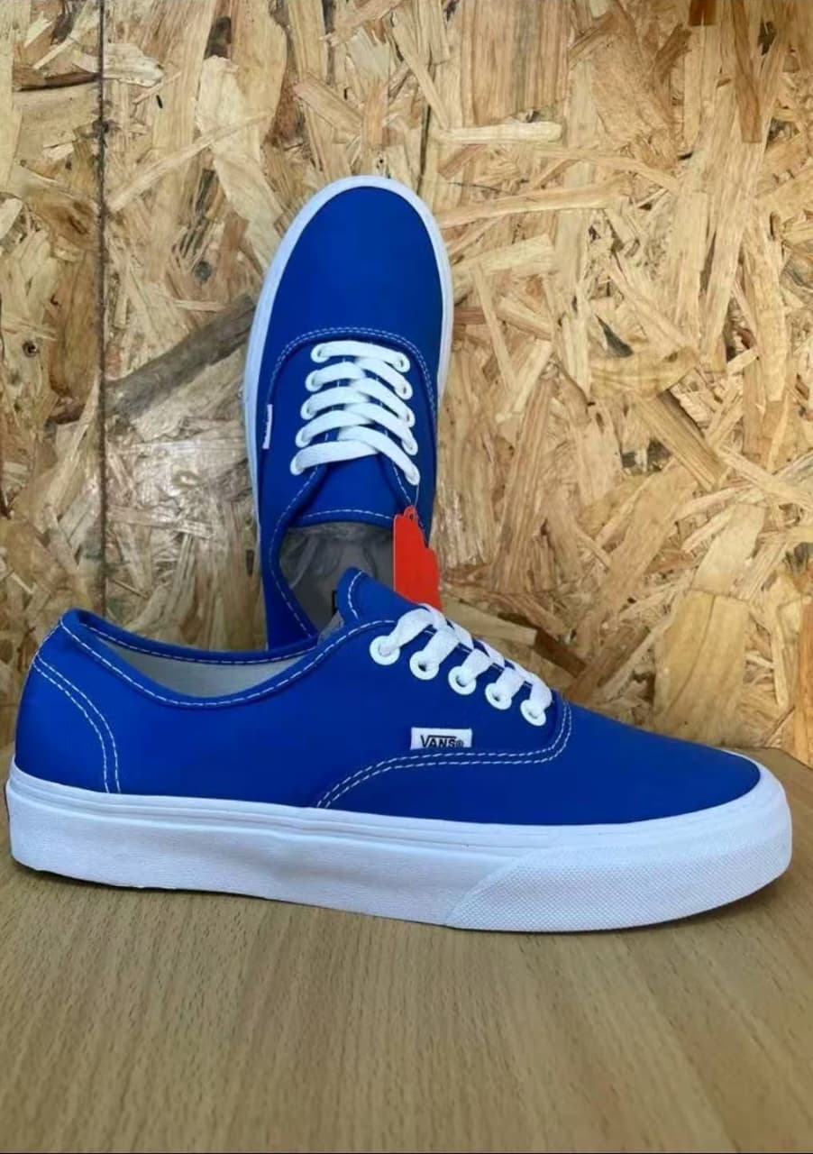 Unisex Classic Vans-Style Canvas Sneakers with Durable  Double Layer Rubber Sole