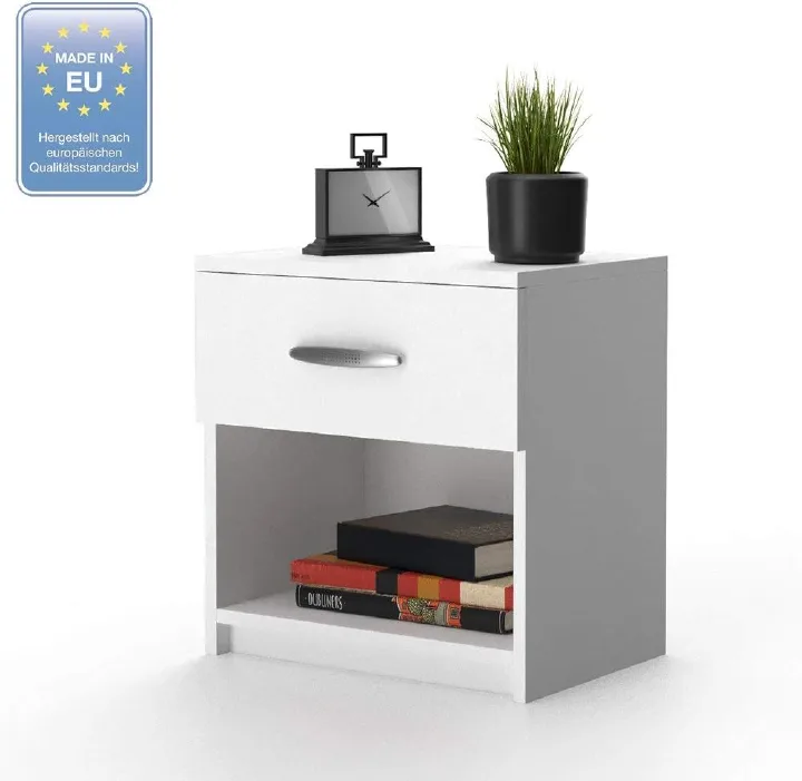 Nightstands Side Tables Sofa End Table With 1 Storage Drawers Small Bedside Table for Bedroom Furniture Snack Night Table