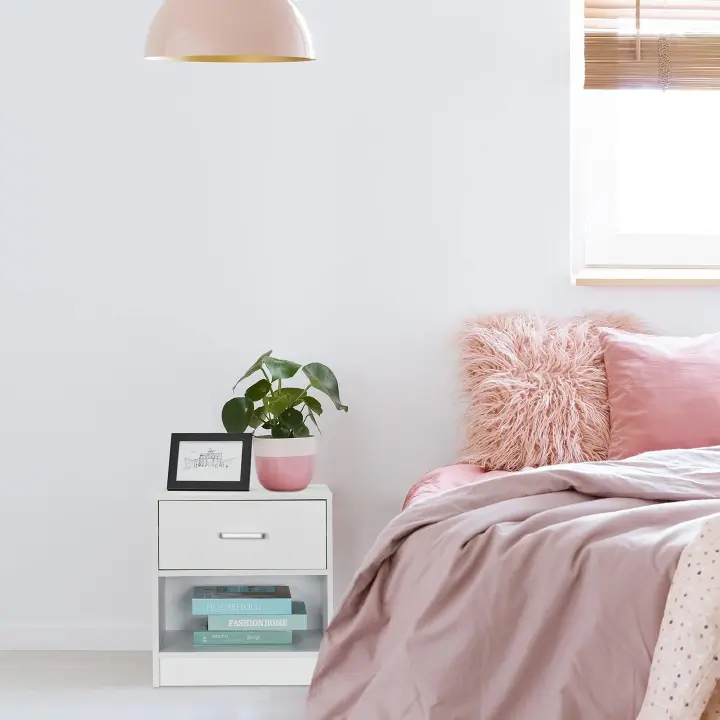 Nightstands Side Tables Sofa End Table With 1 Storage Drawers Small Bedside Table for Bedroom Furniture Snack Night Table