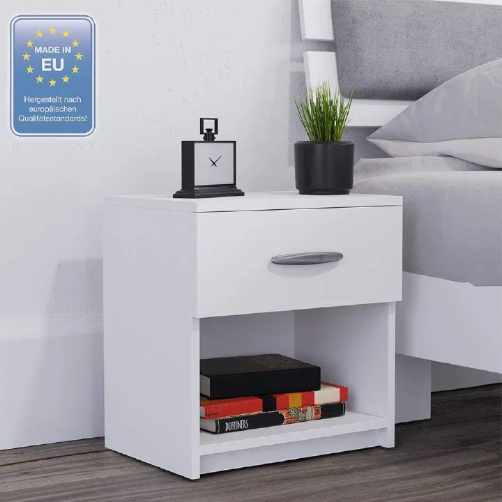 Nightstands Side Tables Sofa End Table With 1 Storage Drawers Small Bedside Table for Bedroom Furniture Snack Night Table