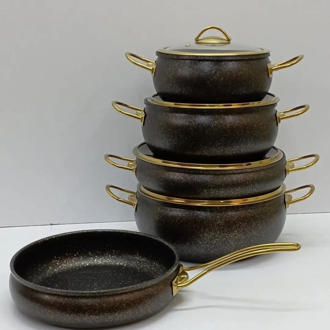 9PCS GRANITE COATING KITCHEN COOKWARE SET