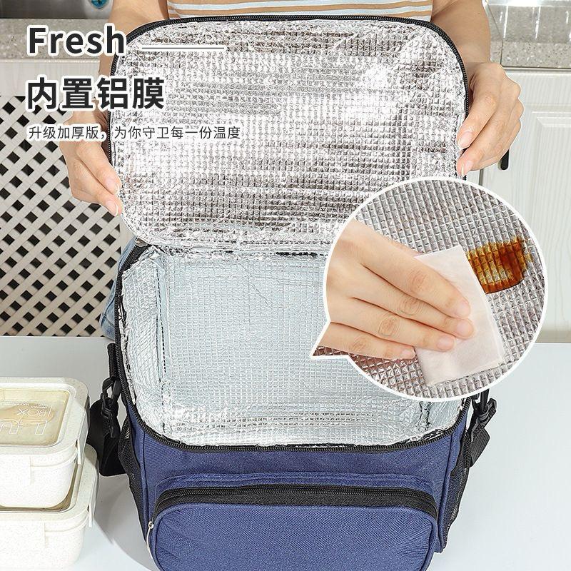 Portable Cooler Bag Folding Insulation Picnic Ice Pack For Food Thermal Drink Carrier Insulated Lunch Box Delivery S/M/L Suitable for driving, driving, holiday outings, family picnics.