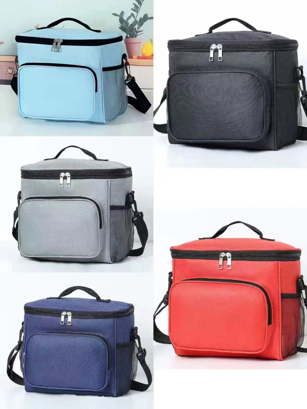 Portable Cooler Bag Folding Insulation Picnic Ice Pack For Food Thermal Drink Carrier Insulated Lunch Box Delivery S/M/L Suitable for driving, driving, holiday outings, family picnics.