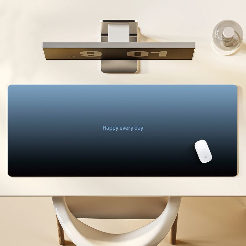 Super Large Mouse Pad for Gaming & Office, Thickened Ocean Wave Design, Non-Slip Rubber Base, Waterproof, Foldable, Extra Large Desk Mat for PC & Keyboard