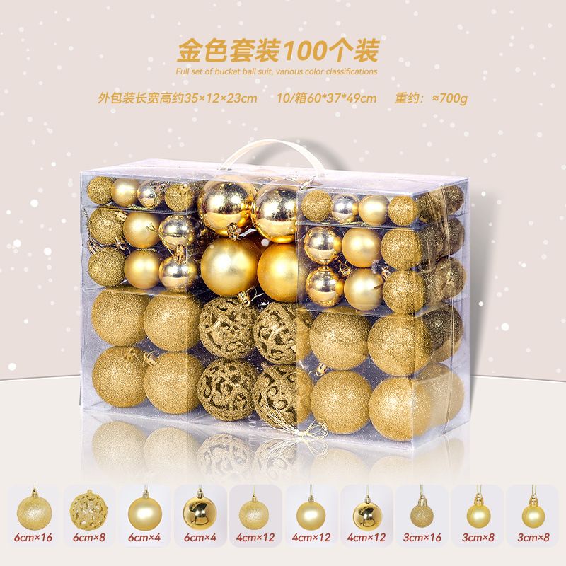 100Pcs Christmas Ball Ornaments – Shatterproof & Stunning
Transform your festive décor with this complete 100-piece set of beautifully crafted Christmas baubles. Designed with a shatterproof finish, t