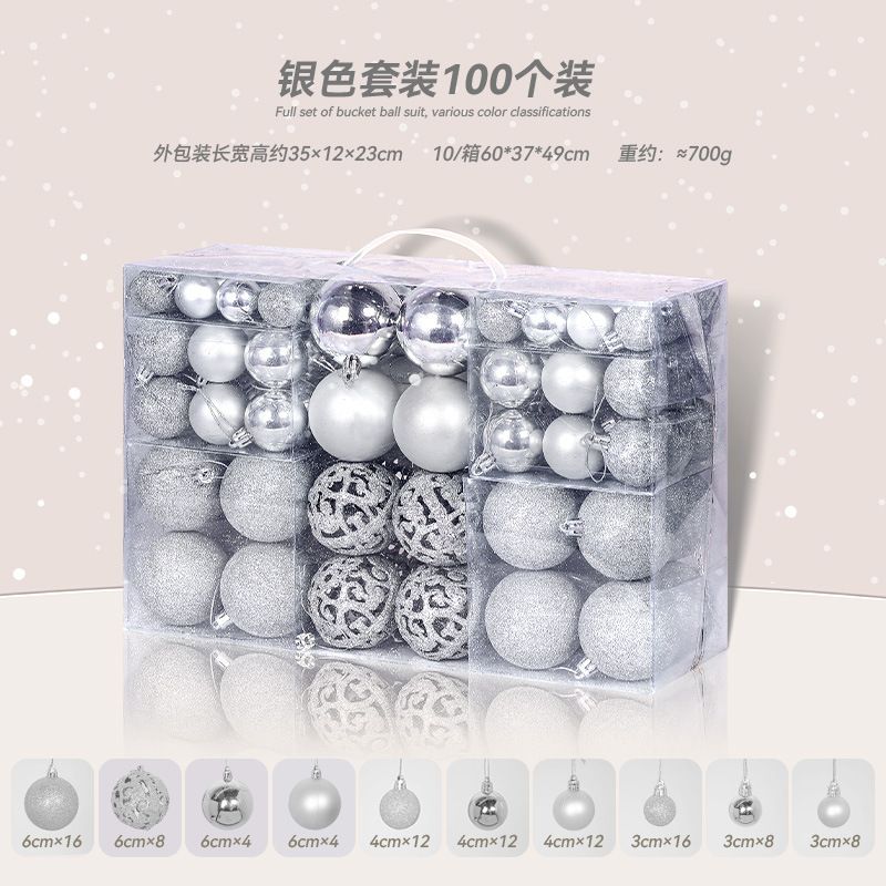 100Pcs Christmas Ball Ornaments – Shatterproof & Stunning
Transform your festive décor with this complete 100-piece set of beautifully crafted Christmas baubles. Designed with a shatterproof finish, t